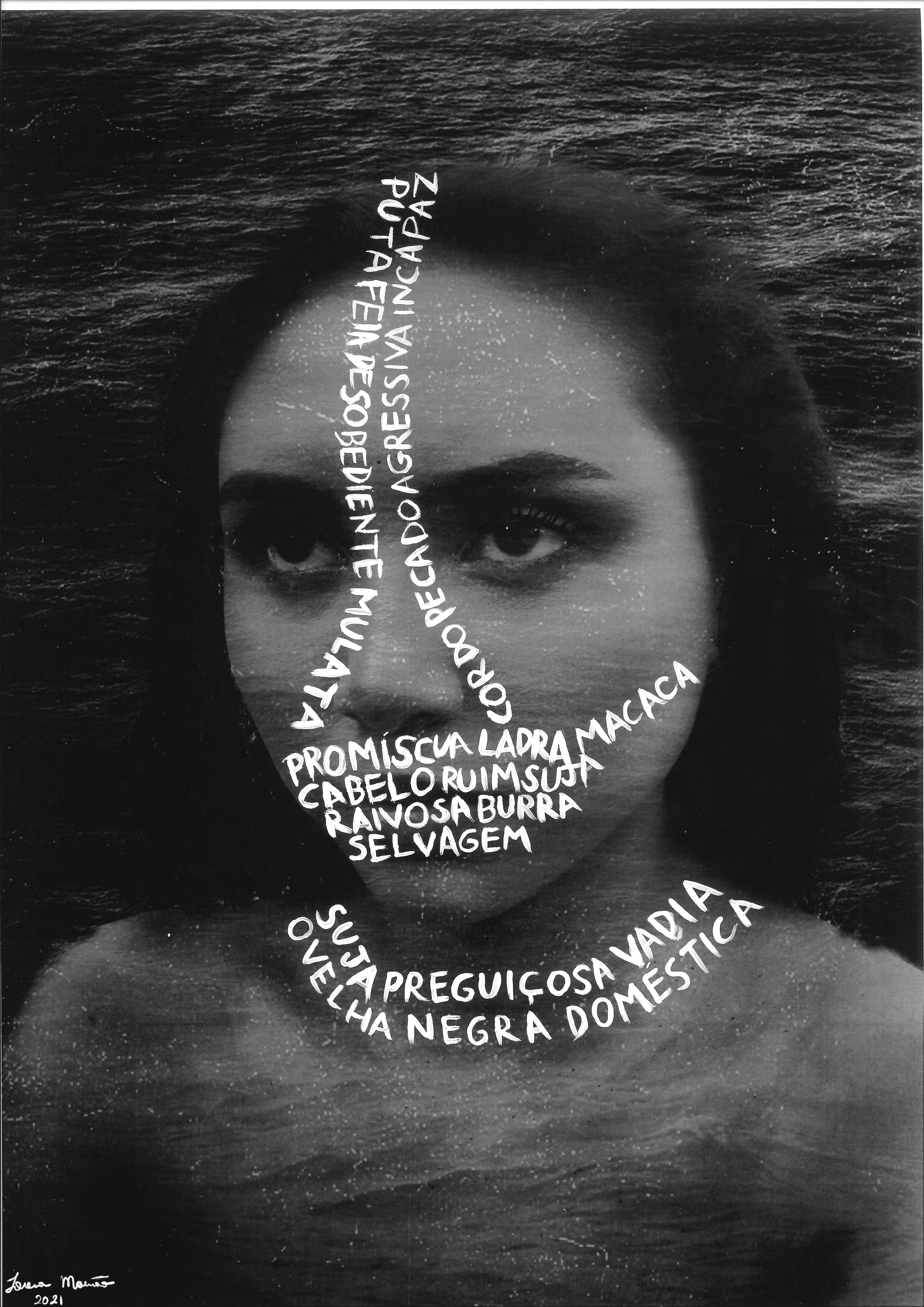 “Estilhaço” (2021) Lorena Policarpo Mourão de Oliveira - fotografia digital com intervenções em acrílico