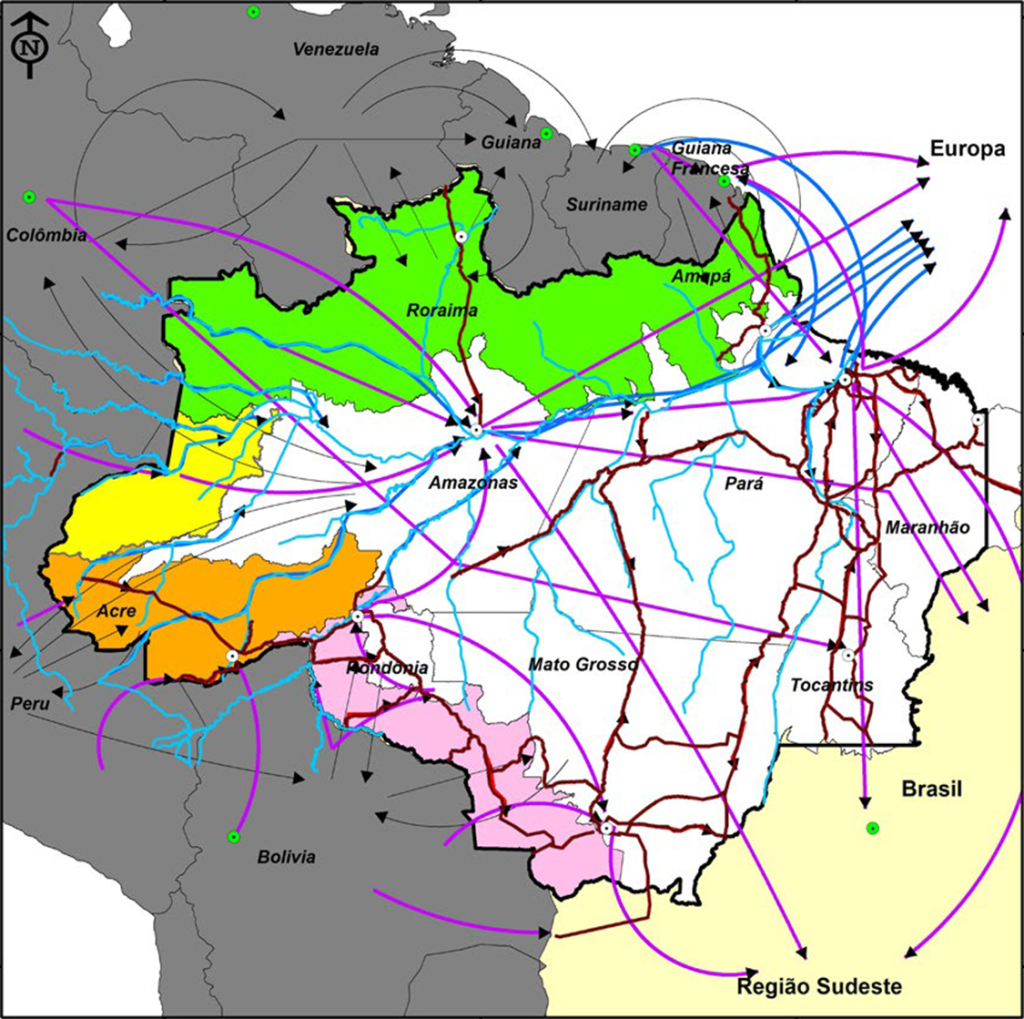 Redes do crime organizado na Amazônia